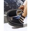 2025 Winter Platform Cotton Slippers Women's Plus Size Muffins Fleece Warm Lace Lazy Toe Slippers