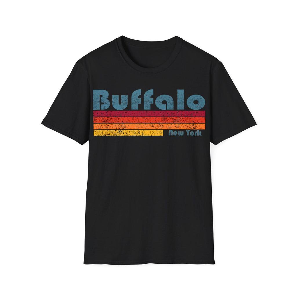 Vintage City of Buffalo 716 Unisex Softstyle T-Shirt, Buffalo NY Souvenir Tee, Retro Buffalo Graphic Shirt, Urban Buffalo Shirt, Buffalo New