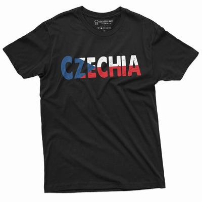 Česko Tričko Česká republika Vlastenecké Tričko s Vlajkou České Dárky