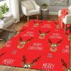1Pc Christmas Candy Canes Rug Office Carpet Indoor Outdoor Doormat Nonslip Soft And Comfortable Living Room Christmas Halloween Gift D91841
