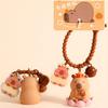 Cute Car Key Chains Kawaii Animal Keyring 2024 Capybara Keychains