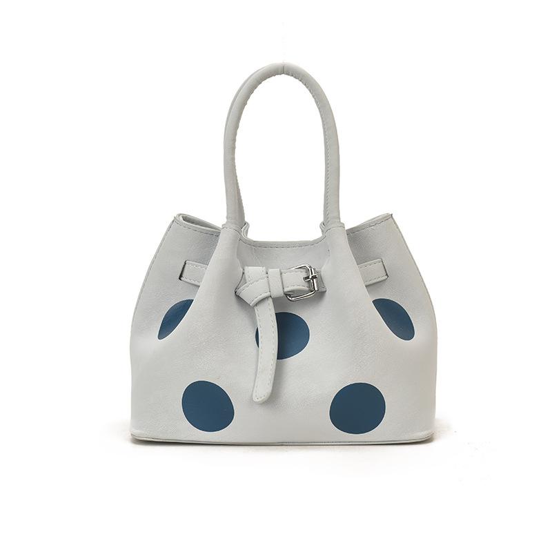 Dot-patterned Bag - Fashionable Single-shoulder Bag, Large Capacity Tote Bag, Crossbody Bag