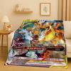 3D  Charizard Pokemon Cartoon Christmas Gift Flannel Blanket,Ultra Soft Plush Throw for Home Bedroom Bed Sofa Cover Kids