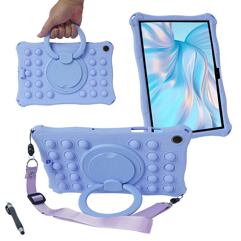 Compatible Rotating Silicone Case for 2023 Samsung A9 Tablet A9+, X110, X210 - Handheld Mouse Killer Model