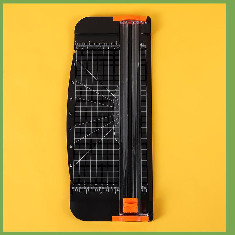 Sliding Safety Plastic Paper Cutter for Journaling and Office Use
