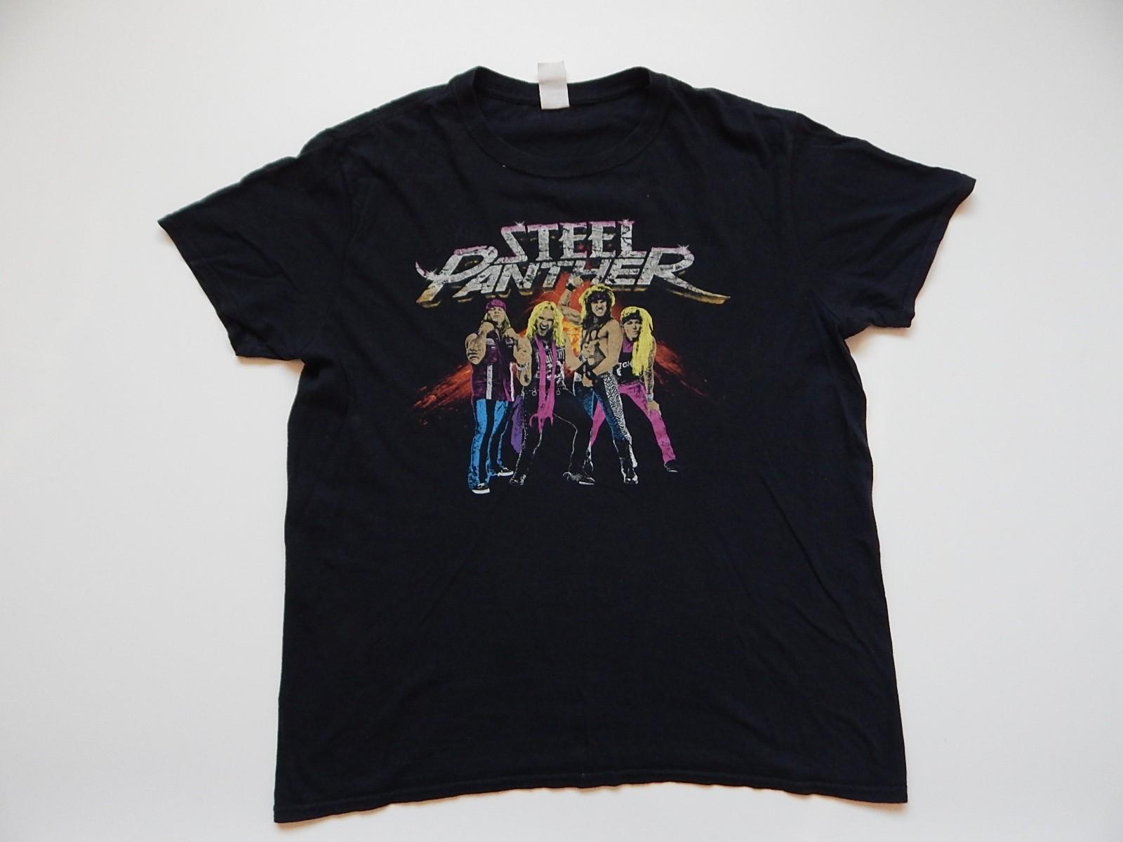 steel panther heavy metal glam rock band tour tee size xl large XXXL