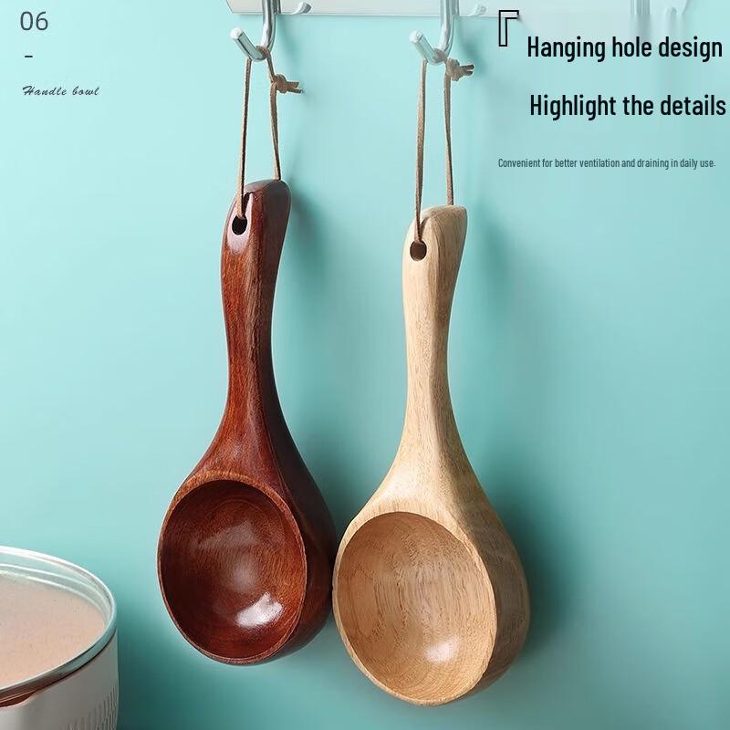 Linsenfang Japanese Large Wooden Spoon (10-Pack)