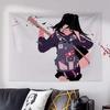 VIKAMA Two Dimensional Girl Tapestry Kawaii Comic Theme Poster Background Bedroom Living Room Dormitory Home Decoration