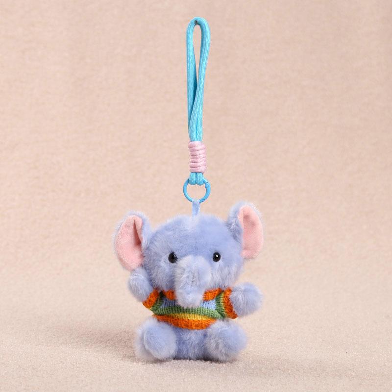 Sitting-Posture Sweater Animal Pendant Cartoon Little Bear Teddy Bear Plush Toy Polyester Cute Adorable Claw Machine Ornament as shown