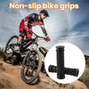 1 Pair Bike Handlebar Cover Shock Absorption Ergonomic Anti-slip Vibration Damping Cycling Bicycle Handlebar Covers Bike Supply