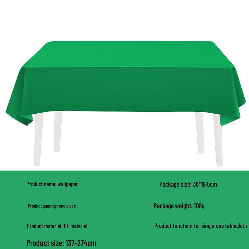 Emerald Green Disposable Tableware Set: Plates, Cups, Napkins