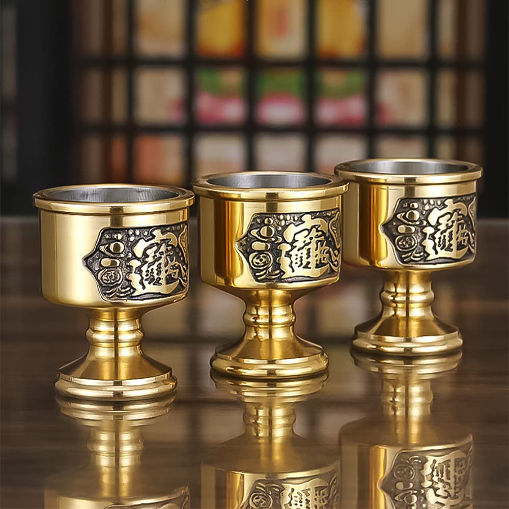 Feng Shui Water Cup, Good Luck Water Cup, Copper Cup, Feng Shui Item, Feng Shui Ornament, Interior Decoration, Feng Shui Item, Fortune Prayers,