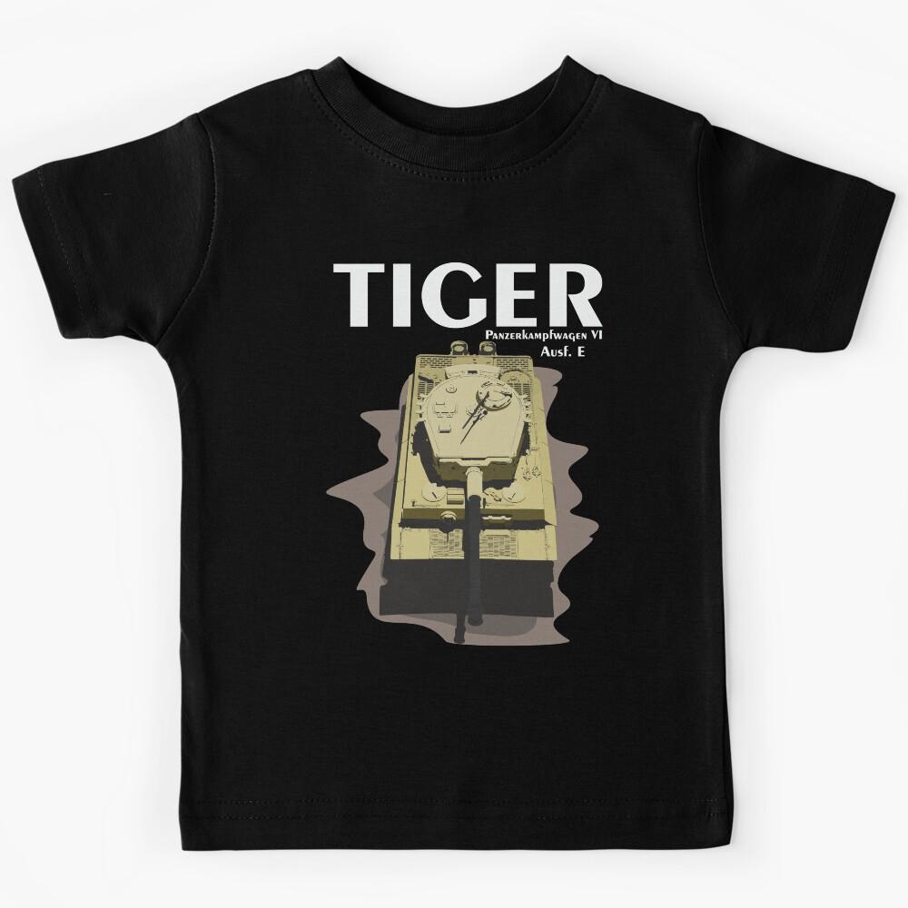 Maneuvers of the German Panzer VI Tiger tank Kids T-Shirt 120