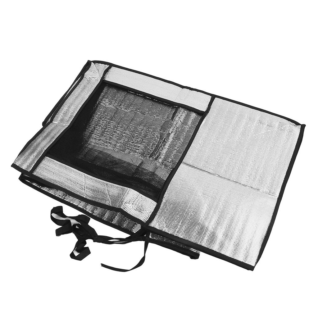 Silberne Klimaanlagenabdeckung Klimaanlagengerät Aluminiumfolie Staubdicht Regensicher Sonnenschutzabdeckung