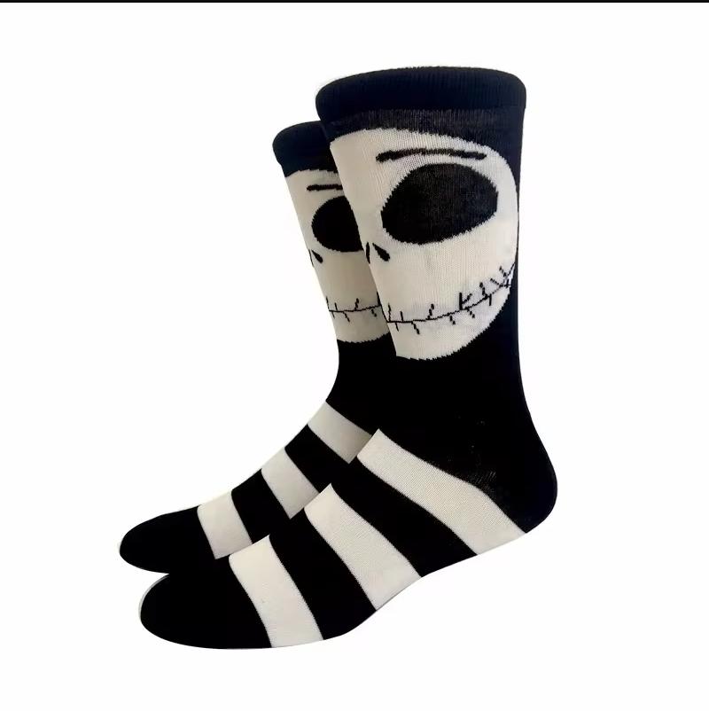 Nouveaux Chaussettes Halloween Femmes Harajuku Chaussettes Squelette Drôle Alien Hommes Chaussettes Chaussettes Citrouille Chaussettes Monstre Chaussettes Mi-Mollet Chauve-Souris Chaussettes Anime