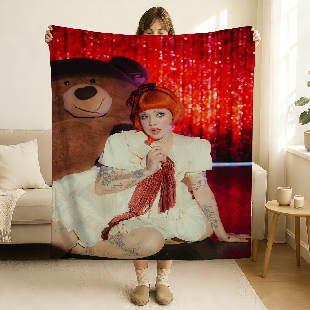 Singer Mon Laferte FEMME FATALE Blanket Soft and Skin Friendly For Couch Bed Napping Bedspread All Seasons Comforter 75x90cm