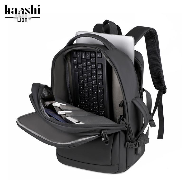 High-End Fashion Backpack: Trendy, Casual, Lightweight, Large Capacity, Waterproof School & Laptop Bag for Men and Women