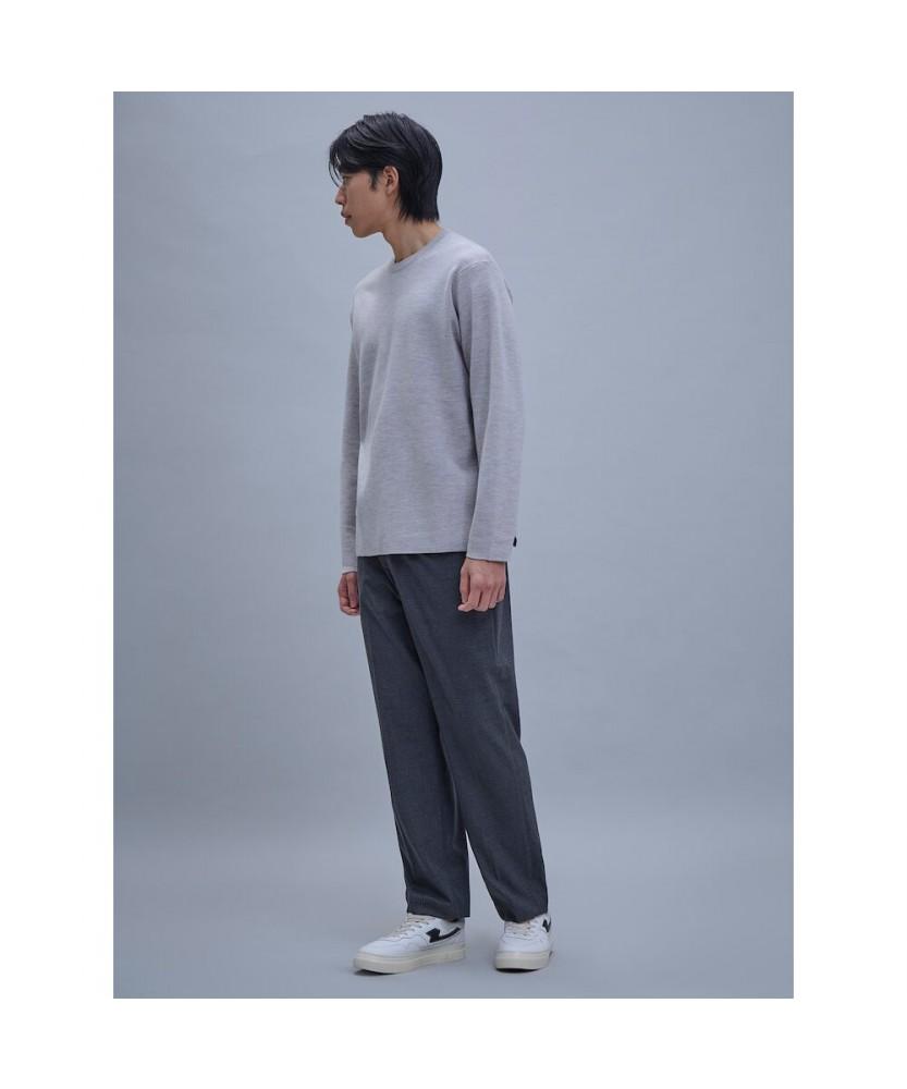 SHIFT.G Basic Crewneck Sweater Light Gray