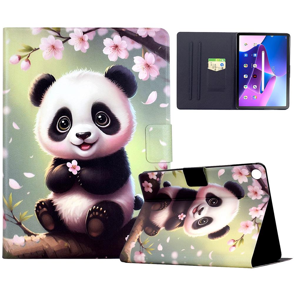 Stand Case for Lenovo Tab M10 (Gen 3) Pattern Printing Tablet Leather Cover with Auto Wake/Sleep