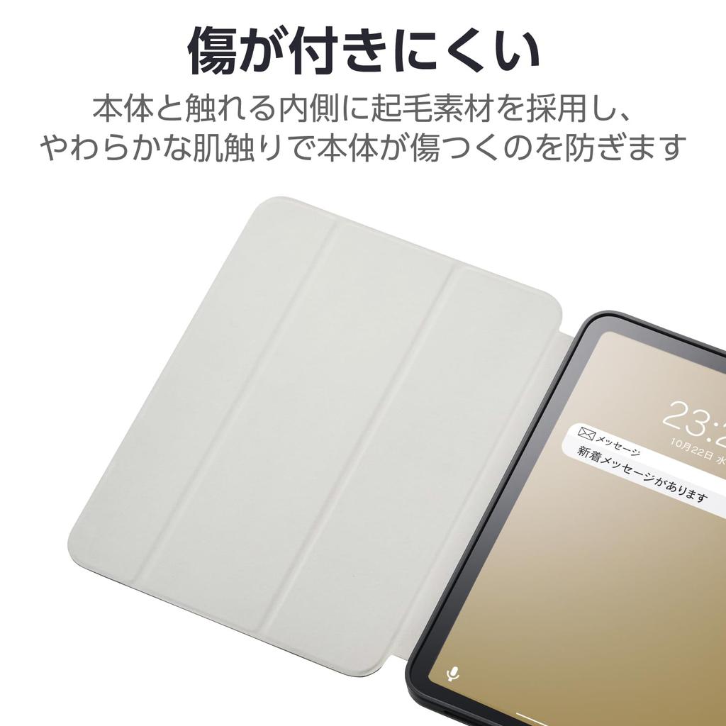 Elecom IPad A16 11. generasjon 2025 10. generasjon 2022 Etui Deksel Klaffetui Auto Kompatibel Svart 11-tommers 10,9-tommers Dvale/Vekk TB-A25RSABK