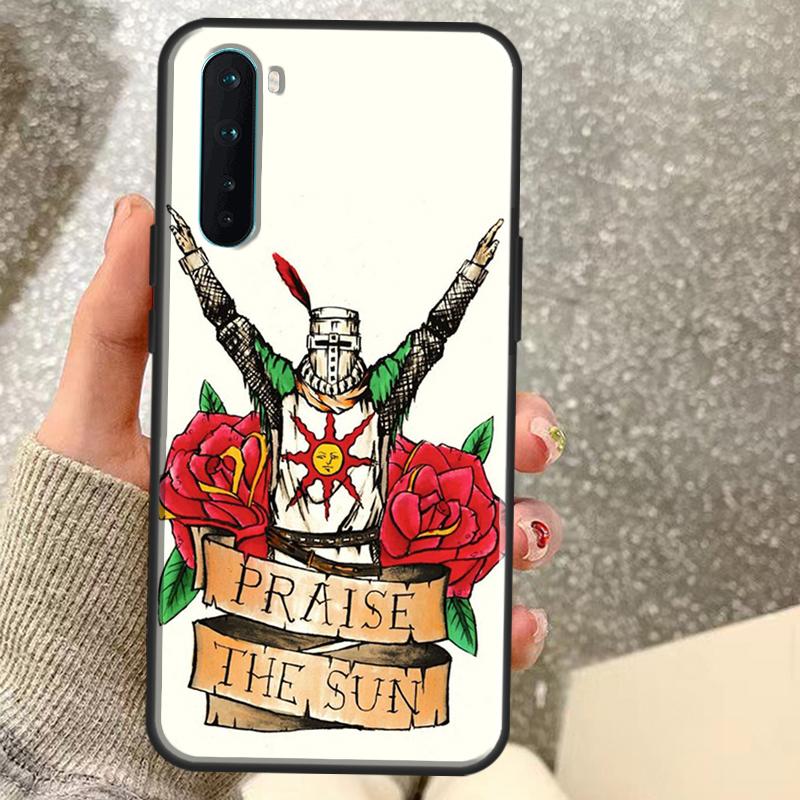 Praise the Sun Dark Souls Case For OnePlus 15R 13R 13T 12R 10T 15 13 12 11 10 9 Pro Nord 5 CE 4 3 2 Lite N20 N30 Coque