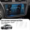 Car Tempered Glass Protective Film For VW Tiguan -2024 Auto GPS Navigation Screen Protector Display Interior Accessories