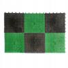 Plastic Grass Doormat 6-Piece 36*55Cm Black/Gree - Wycier 67977