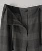ANOTHER OFFICE WOMEN W. Yark Wool Tie-Up Easy Pants (Charcoal Check)