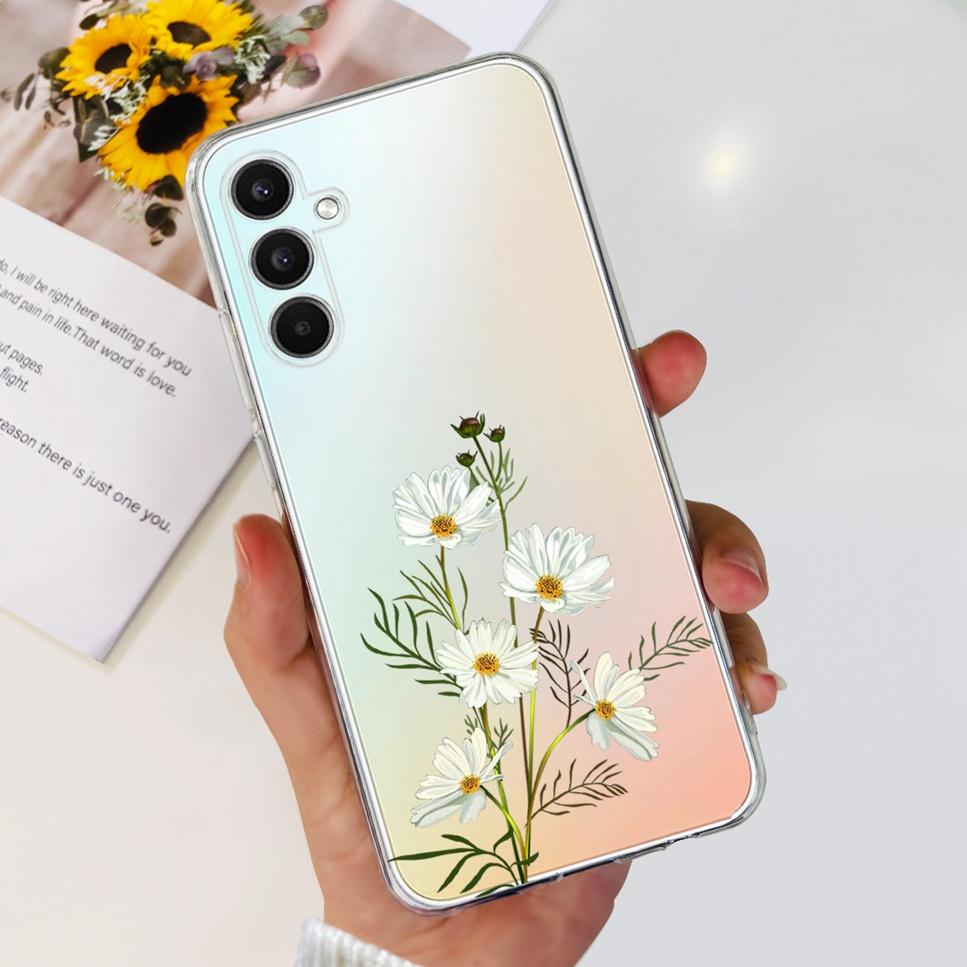 Case For Samsung Galaxy A34 5G 6.6"Cute Cat Astronaut Soft Silicone TPU Cover For Samsung A34 A34 5G Shockproof Phone Case Funda