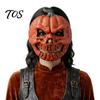 Comfortable Halloween Face Cushion Scary Pumpkin Masque for Adults, Horror Full Cosplay Skull Costume, Creepy Foam Party Prop Easy Ventilation Costume
