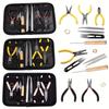 Jewelry Findings Set With Pliers Tweezers Jump Ring Opener Awl Scissors Jewelry Making Repair Supplies Kit 8pcs/set
