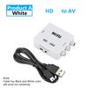 HD 1080P HDMI-compatible To RCA AV Composite Adapter Converter AV2HDMI AV2HDMI Audio Video Cable CVBS AV Adapter With USB Cable