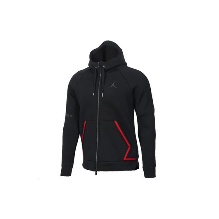 Air Jordan Athleisure Casual Sports Hooded Jacket Black Men s 939941-010 S