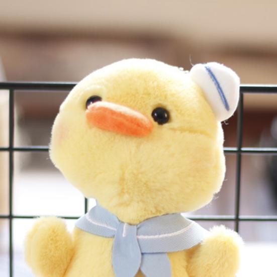 15cm Duck Plush Pendant Soft Cute Cartoon Animal Dolls Hanging Ornament Stuffed Doll Plush Key Chain Bag Pendant