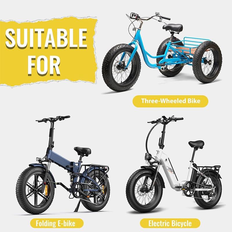 Opona Fat Bike, Opona Fat MTB 20x3.0, Wysokowydajna i Uniwersalna Składana Zamienna Opona do Roweru Fat Mountain do Jazdy po Ulicy lub Szlaku