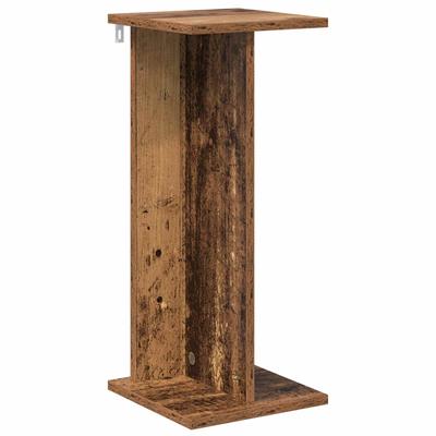 Plant Stand Rustic Wood Look 25 X 25.5 X 60.5 Cm Engineered Wood