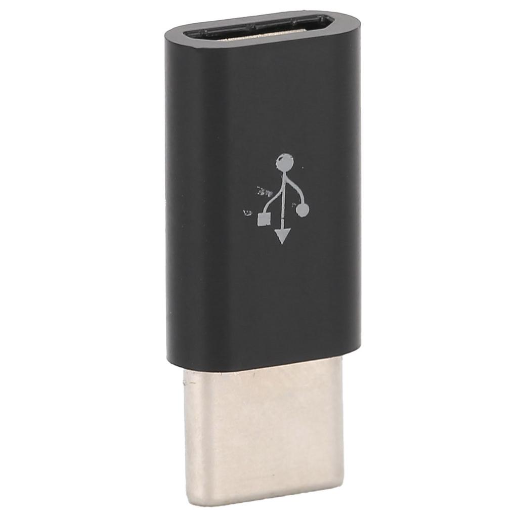 ABS   USB to TypeC Transfer Adapter Convert Plug and Play Connector Fast Charging(White(  Sign) )