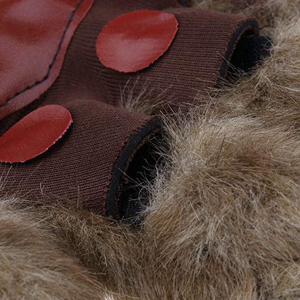 Cosplay lup gorilă cu animal vârcolac sălbatic artificial lung costum de Crăciun cadou mănuși, mănuși, mănuși, gheare, lup, costum, costum,