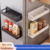 Magnetic Kitchen Storage Rack for Refrigerator, Microwave, or Washing Machine - No-Drill Wall-Mounted Spice Organizer