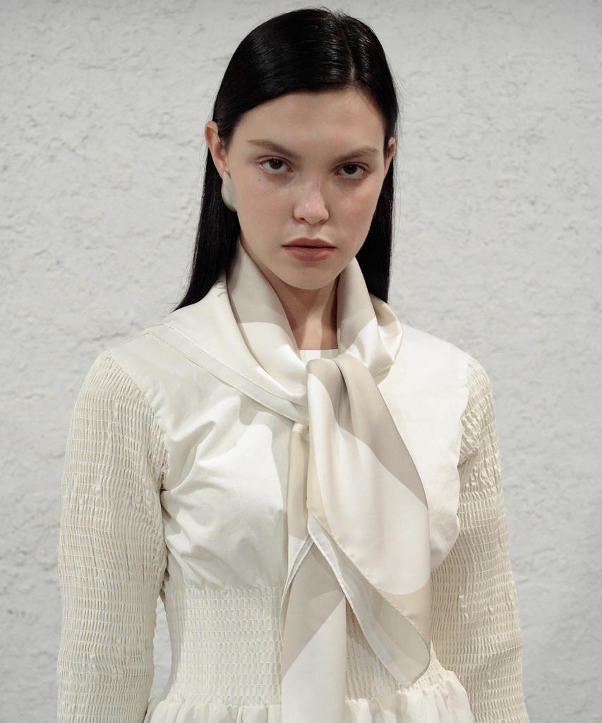 Biscuit Shop Smocking Shirred Dress