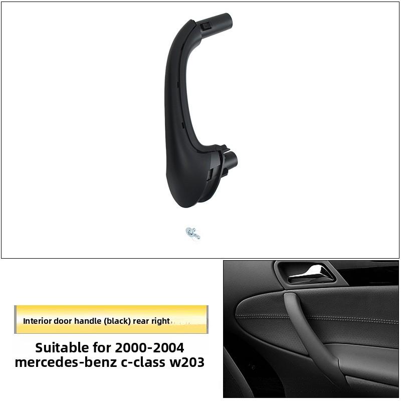 Car Inner Door Handle Trim Pull Grab Panel Handle 2038101551 2038101651 for For Mercedes Benz C-Class W203  2000-2007 Fit 4-Door Sedan Only