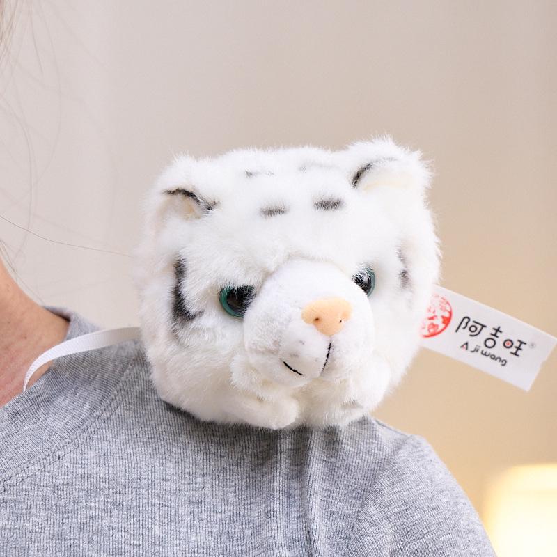 Cute Siberian Tiger Refrigerator Magnet Plush Toy