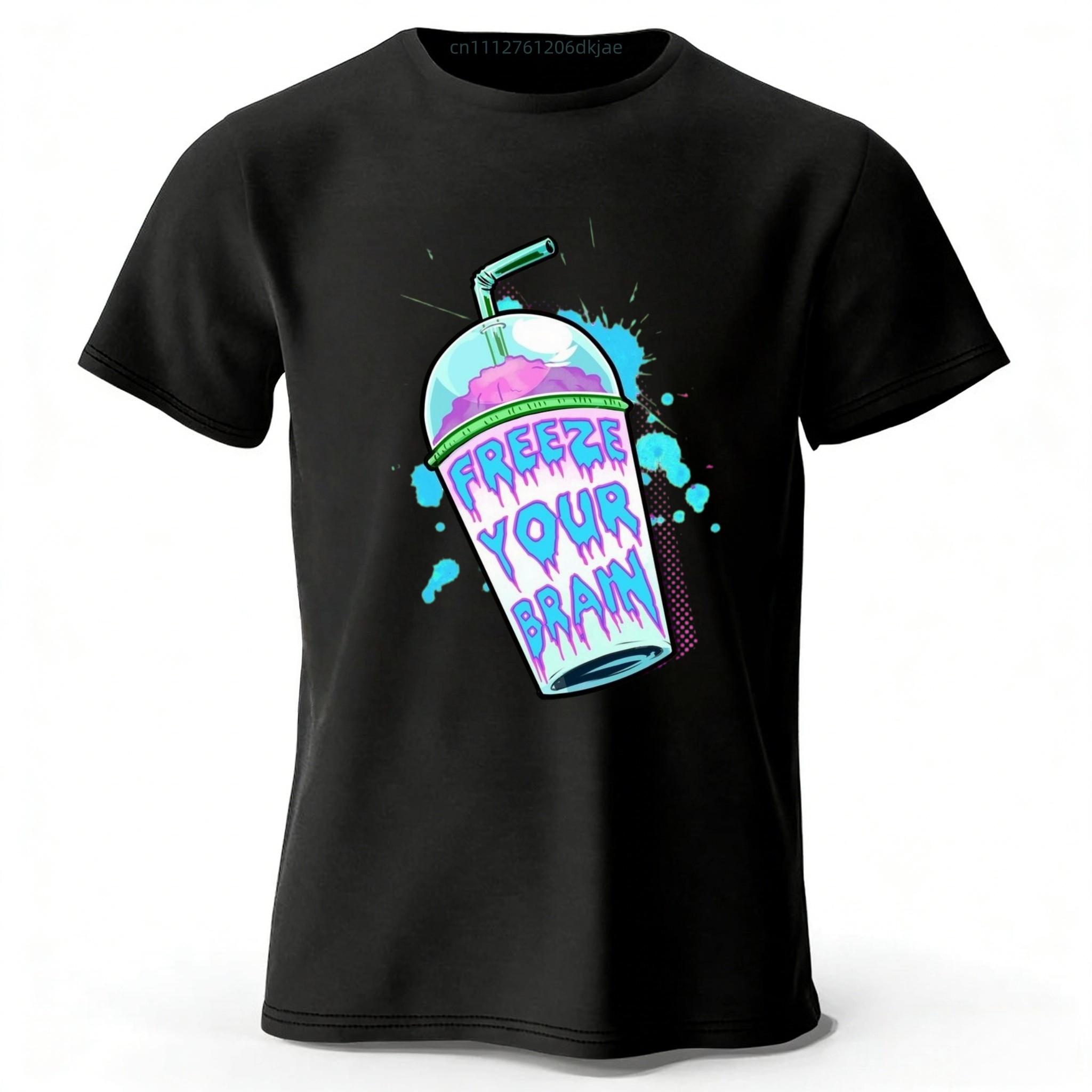 

Summer Carnival Cotton Printed ShortSleeve TShirt Mens Daily Street Casual Trendy Tee PlusSize Loose Running Sports Top S