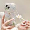 Wave Bubbles Are Suitable for Apple 16PRO Colorful Small Floral Mobile Phone Case IPhone XR Full Inclusive Hanging Chain Protection Case