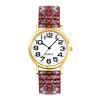 Women's Watch Cute Bohemian Style Bellows Band Stylish Analog Display Free Size Stainless Steel Belt Waterproof Quartz Watch Fashion Accessory -