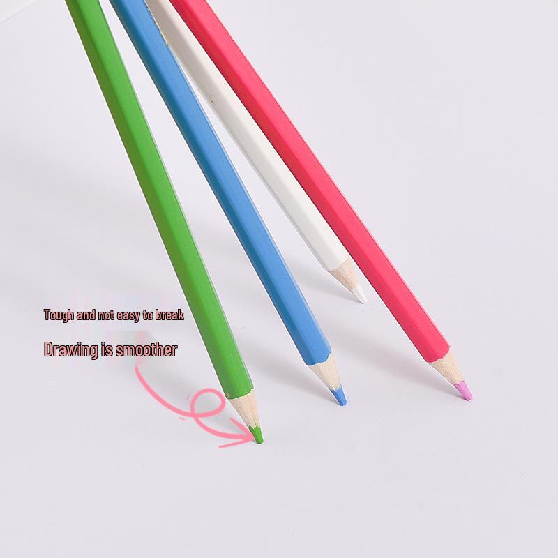 50 Colored Wooden Pencils In Roll-Up Case for Students and Artists