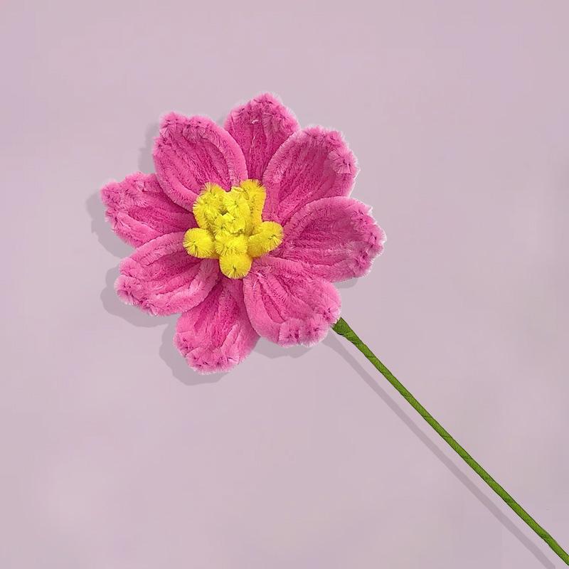 2Pcs Pipe Cleaner Friends Gift Home Decor 35CM Galsang Flower Branch Handmade Finished Flowers Woven Flower Auspicious Flower