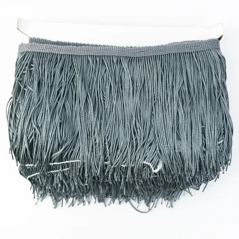 5M Meetee Polyester Tassel Fringes 10-30cm Lace Trim Ribbon for Dress Curtain Decorative Ribbons Fringe Fabric Sewing Accessory