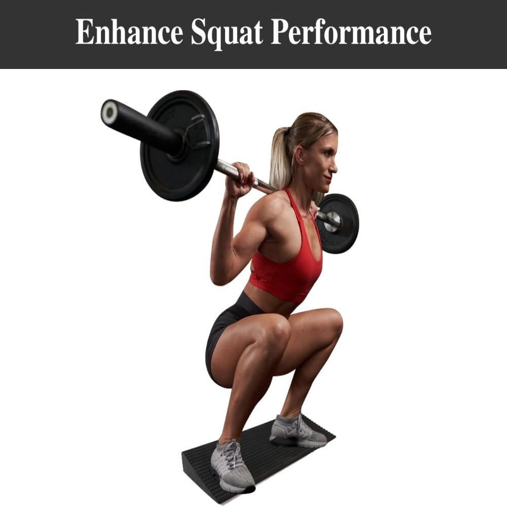 Heel Elevated Slant Board Large Squat Platform New Squat Wedge For Weightlifting