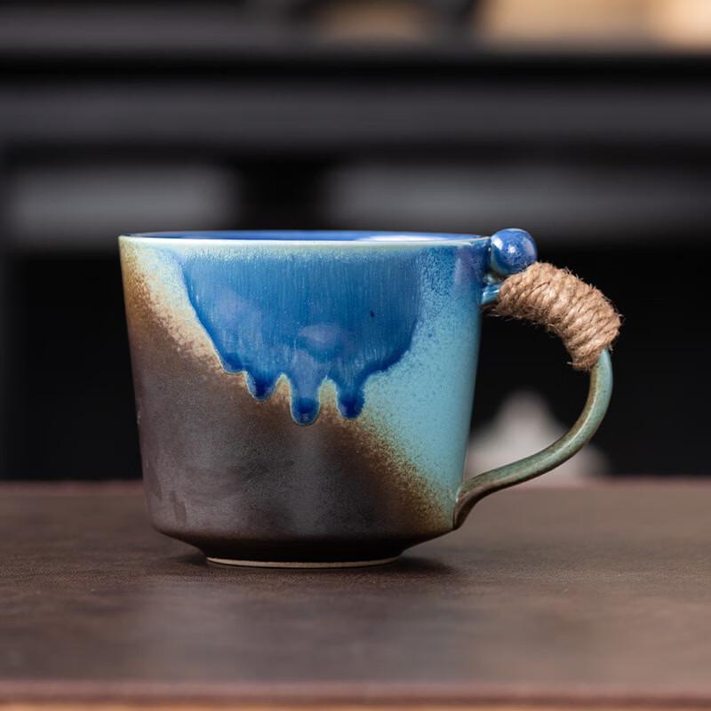 

OLOEY Irregular Ceramic Tied Rope Doll Mug